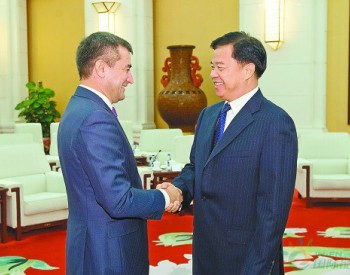 王<em>宜林</em>与乌国家石油天然气公司主席举行会谈