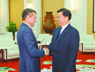 王宜林与乌国家<em>石油天然气公司</em>主席举行会谈