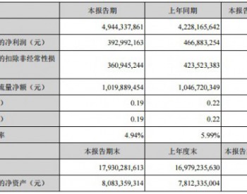 <em>南玻A</em>上半年营业收入49.44亿 增幅16.94%