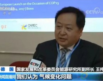 联合国气候变化会议：2017中国<em>可再生能源展</em>望报告发布
