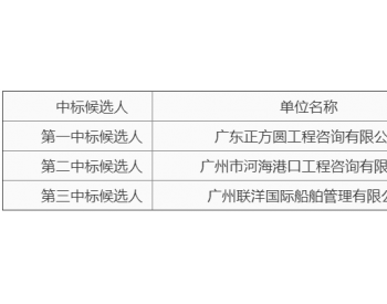 广东：2018-2019年电力工程通航安全<em>评估项目</em>结果公示