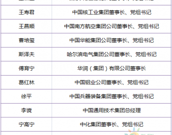 关注 | 11位<em>央企老总</em>成为十三届全国政协常委