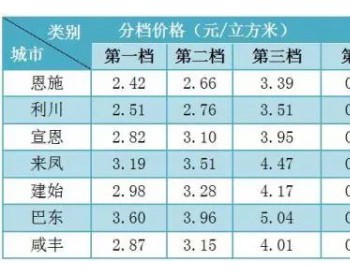 湖北省<em>恩施</em>咸丰县城区天然气销售价格联动调整情况说明