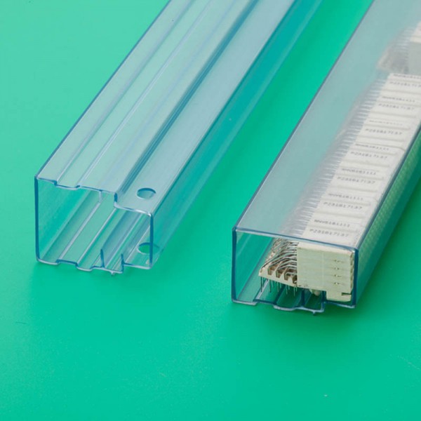 连接器包装管_ic管防静电透明包装管厂家定制