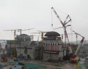 田湾<em>核电6号机组</em>完成穹顶吊装