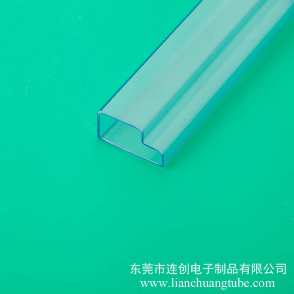 pvc透明胶管图片_透明硬塑料管价格_模块包装管塑胶厂直销