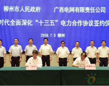 <em>柳州</em>市政府与广西电网签订新时代全面深化“十三五”电力合作协议