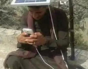 12大让人哭笑不得的奇怪发明,太阳能帽子,可以<em>随时</em>给手机充电