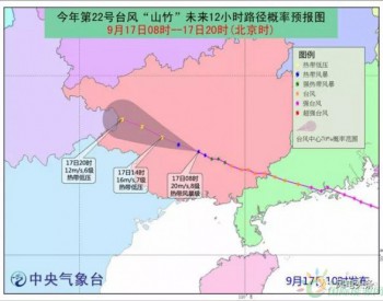 超强台风“山竹”登陆！广东、福建、江苏、海上风电做好准备了吗？