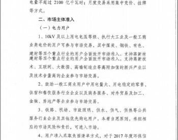 江苏：关于2019开展电力市场交易的通知