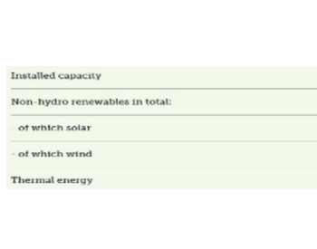到2030年<em>非水电</em>可再生能源占电力需求比例将达46%