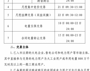 贵州关于2018年11月开展市场化交易<em>时间安排</em>的通知