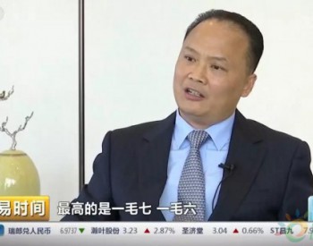 通威亮相<em>央视财经</em>频道，刘汉元主席接受专访展望平价上网时代