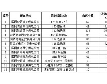 2018年12月<em>西北能源监管</em>局供电“两率”定点监测情况