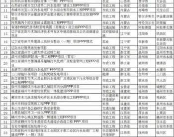 财政部发布2019年1月发布的93个新入管理库项目清单 涉及污水处理、垃圾发电等40余个环<em>保项目</em>