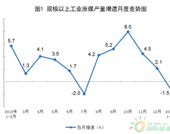 2019年1-2月全国能源<em>生产情况</em>