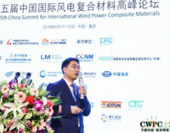 重庆国际主任研发工程师<em>郝名扬</em>：《风电叶片用玻纤材料解决方案》