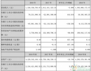 <em>亚玛顿</em>2018年年度报告：净利润实现扭亏为盈 且同比增长444.61%