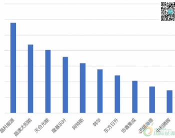 阿特斯第一 天合第二 晶科第三：全球组件TOP10<em>企业专利</em>排行榜