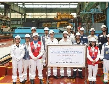 <em>韩国三星</em>重工为GasLog建造一艘17.4万方LNG船开工