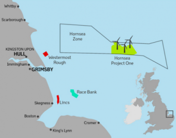 全球<em>大型海上风电场</em>Hornsea1号投入商业化运营
