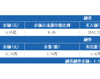 <em>湘电股份</em>6月12日：连续6日融资净偿还累计3383.79万元