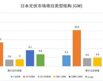 <em>日本光伏市场</em>各类型项目占比分析