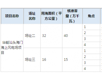 招标 | <em>华能汕头</em>海门（场址二、场址三）海上风电项目可研及前期相关专题服务招标公告