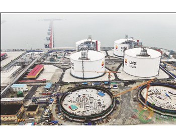 江蘇LNG接收站擴建(三期)工程施工現場
