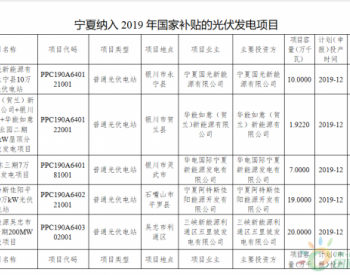 宁夏发布关于做好2019年光伏发电<em>项目建设工</em>作的通知