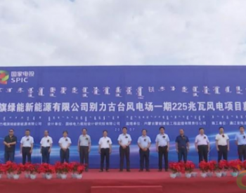 國家電投別力古臺風電項目一期225MW風電項目正式奠基！