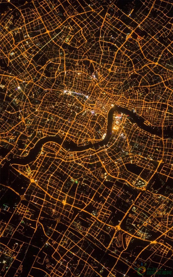 中国各城市夜景卫星图图片