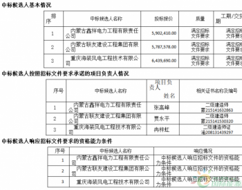 中标 | 中广核当郎忽洞光伏电站<em>洪水</em>后恢复工程总承包采购中标候选人公示