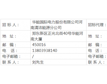 招标 | 华能河南濮阳500MW风电场及<em>分散式风电场</em>工程沉降观测服务招标公告