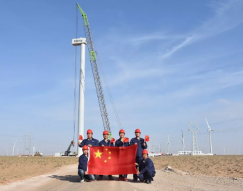 200MW！内蒙古四华风电项目69台风电机组全部吊装完成