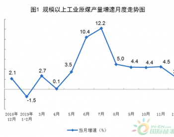 2019年12月全国能源<em>生产情况</em>