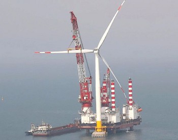 国内首个低温型海上风场完成全部吊装