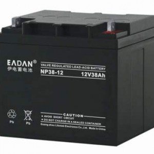 EADAN免维护蓄电池，伊电品牌蓄电池12v38AH
