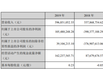 <em>闽东</em>电力2019年净利1.05亿扭亏为盈 发电量较上年同期增加