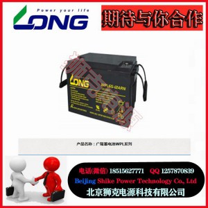 台湾广隆蓄电池WPL系列中国总部现货销售