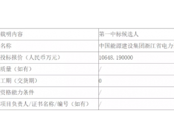 最低3.55元/W丨国电电力<em>北仑</em>一发30MW光伏项目EPC总承包工程中标候选人公示