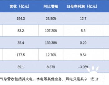 金风科技2020年半年营收194.3亿，达到历史<em>最高水平</em>