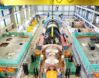 <em>大连红沿河核电</em>二期工程6号机组常规岛汽轮机扣缸完成