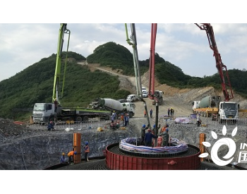 大唐贵州枫香风电项目<em>风机浇筑</em>完成
