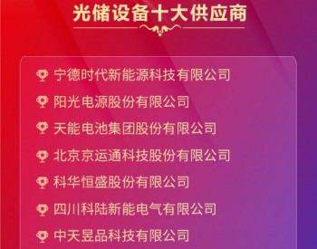 中国好光伏—光储设备十大供应商排名