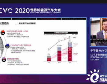 辛学喆：电池是<em>LG化学</em>增长最快的业务，预计未来5年内收入增长超200%