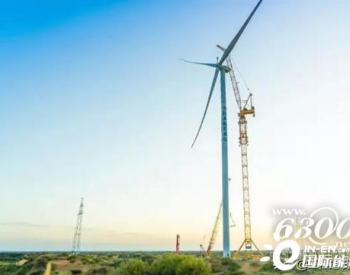 国内起重量最大<em>风电动臂塔机</em>在毛乌素沙漠完成首吊