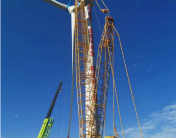 <em>大唐贵州新能源</em>公司镇宁革利风电项目首台风机吊装顺利完成