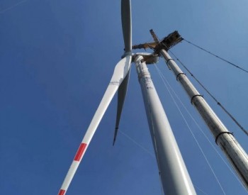 <em>中广核</em>广西兴业龙安一期48.7MW风电场项目首台风机吊装完成