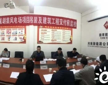 河南郸城项目顺利通过风机吊装前及建筑工程交付前质量监督检查